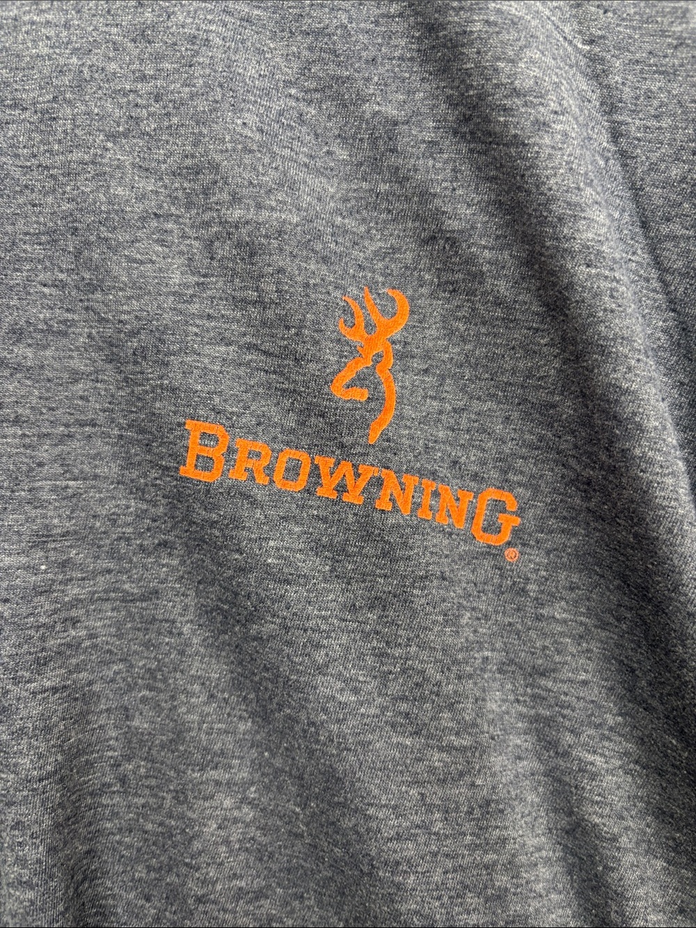 Browning 2XL Tee with Orange Logo - Picture 2 of 6